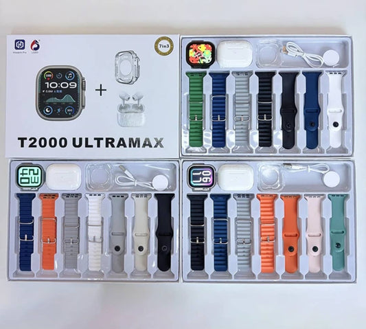 Montre connectée +  AirPods premium + 6 Bracelets interchangeables